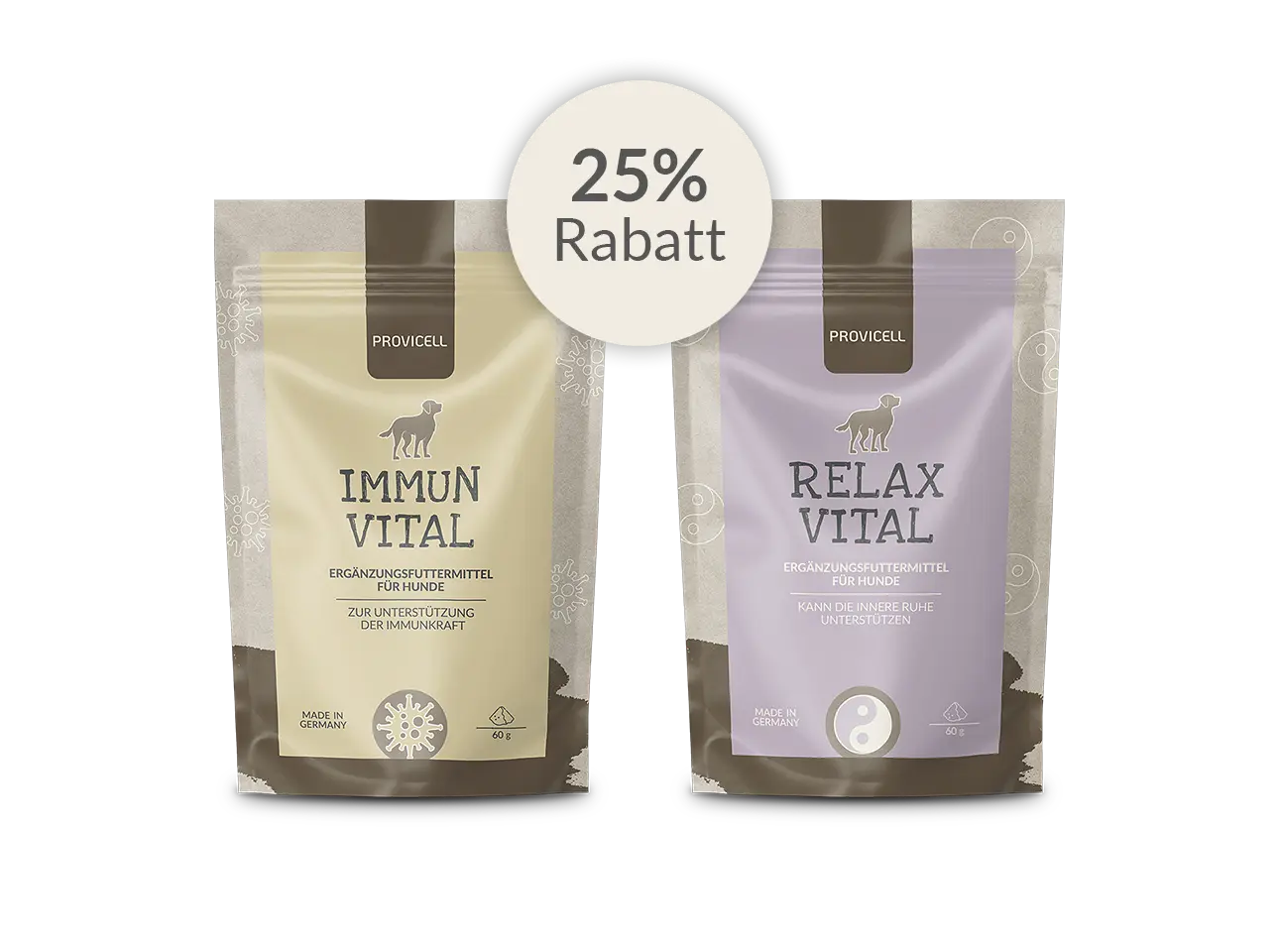 25% Rabatt auf Immun Vital und Relax Vital