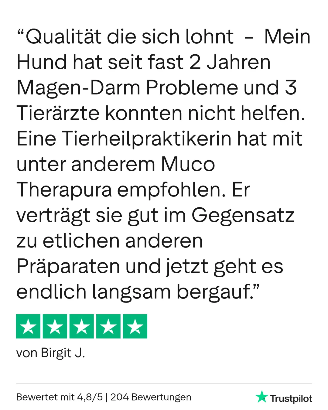 Kundenbewertung Trustpilot